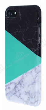 iPhone 7 / 8 Granit Grnml Yeil Silikon Klf