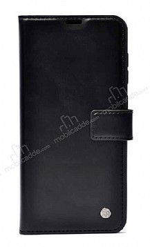 Kar Deluxe Samsung Galaxy A25 Kapakl Czdanl Siyah Deri Klf