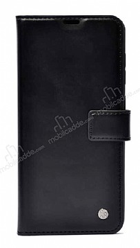 Kar Deluxe Samsung Galaxy S23 Ultra Kapakl Czdanl Siyah Deri Klf