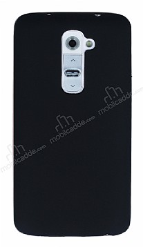 LG G2 Mat Siyah Silikon Klf