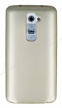 LG G2 Mat Gold Silikon Klf