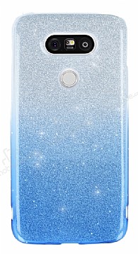 LG G5 Simli Mavi Silikon Klf