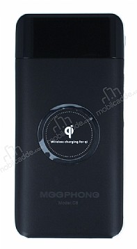 Meephone Kablosuz 10000 mAh Powerbank Siyah Yedek Batarya