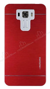 Motomo Asus Zenfone 3 Laser ZC551KL Metal Krmz Rubber Klf