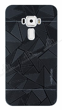 Motomo Prizma Asus ZenFone 3 ZE552KL Metal Siyah Rubber Klf