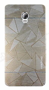 Motomo Prizma Lenovo Vibe P1 Metal Gold Rubber Klf