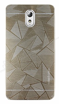 Motomo Prizma Lenovo Vibe P1m Metal Gold Rubber Klf