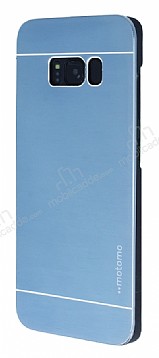 Motomo Samsung Galaxy S8 Plus Metal Lacivert Rubber Klf