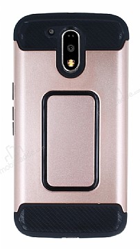 Motorola Moto G4 / G4 Plus Ultra Koruma Rose Gold Klf
