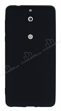 Nokia 5 Mat Siyah Silikon Klf