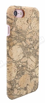 NY Cork iPhone 7 / 8 Natural Mantar Kaplama Premium Klf