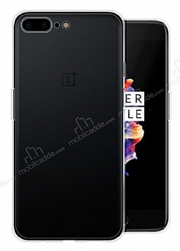 OnePlus 5 Ultra nce effaf Siyah Silikon Klf