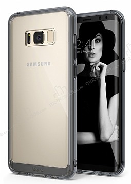 Ringke Fusion Samsung Galaxy S8 Plus Ultra Koruma effaf Siyah Klf
