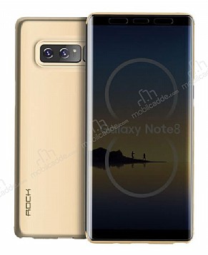 Rock Samsung Galaxy Note 8 Dokunmatik Kapakl Gold Klf