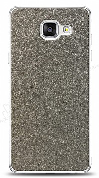 Dafoni Samsung Galaxy A5 2016 Silver Parlak Simli Telefon Kaplama