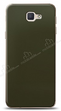 Dafoni Samsung Galaxy J7 Prime / J7 Prime 2 Metalik Parlak Grnml Koyu Yeil Telefon Kaplama