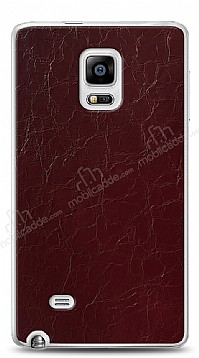Dafoni Samsung Galaxy Note Edge Bordo Electro Deri Grnml Telefon Kaplama