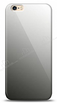 Eiroo iPhone 6 / 6S Silikon Kenarl Aynal Siyah Klf