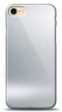 Eiroo iPhone 7 / 8 Silikon Kenarl Aynal Silver Klf