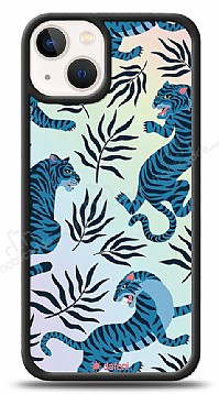 Dafoni Hologram iPhone 13 Mini Blue Tiger Klf