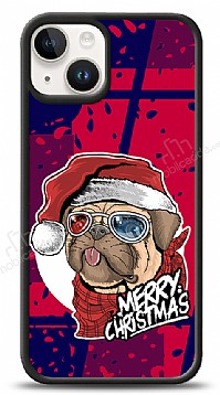 Dafoni Art iPhone 14 Christmas Pug Klf