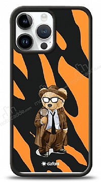 Dafoni Art iPhone 15 Pro Max Detective Teddy Bear Klf