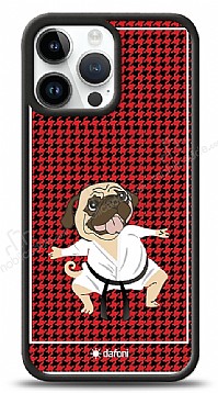 Dafoni Art iPhone 15 Pro Max Karate Fighter Pug Klf
