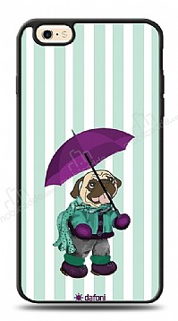 Dafoni Art iPhone 6 Plus / 6S Plus Pug in the Rain Klf