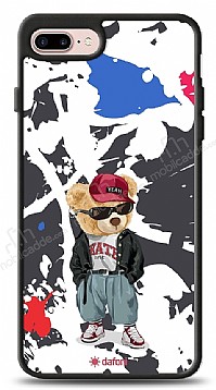 Dafoni Art iPhone 7 Plus / 8 Plus Sporty Teddy Bear Klf