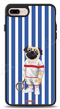 Dafoni Art iPhone 7 Plus / 8 Plus Tennis Boy Pug Klf