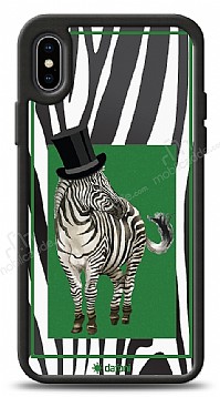 Dafoni Art iPhone XS Zebra Pattern Klf
