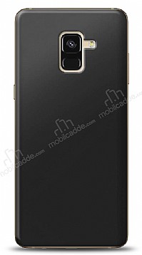 Samsung Galaxy A8 2018 Siyah Mat Silikon Klf