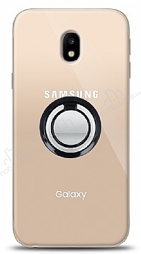 Samsung Galaxy J3 Pro 2017 Siyah Tutuculu effaf Klf