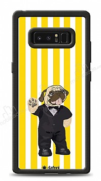 Dafoni Art Samsung Galaxy Note 8 Suit Pug Klf