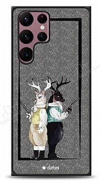 Dafoni Art Samsung Galaxy S22 Ultra 5G Spy Deers Klf