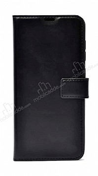 Samsung Galaxy S23 Czdanl Yan Kapakl Siyah Deri Klf