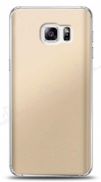 Samsung Galaxy S6 Edge Plus Gold Mat Silikon Klf