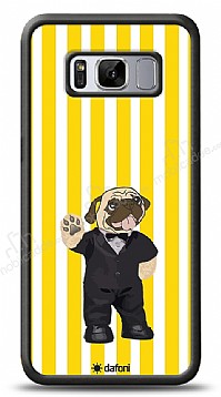 Dafoni Art Samsung Galaxy S8 Plus Suit Pug Klf
