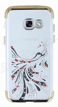 Samsung Galaxy A5 2017 Gold Peacock Tal effaf Silikon Klf