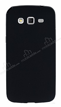 Samsung Galaxy Grand 2 Mat Siyah Silikon Klf