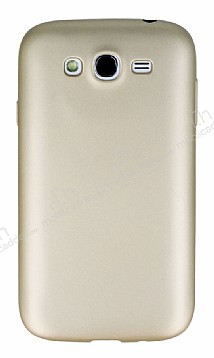 Samsung i9082 Galaxy Grand Duos Mat Gold Silikon Klf