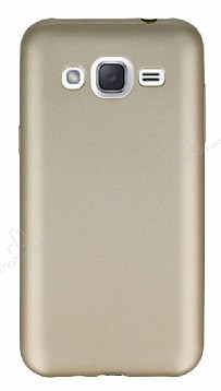 Samsung Galaxy J2 Mat Gold Silikon Klf