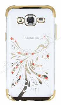 Samsung Galaxy J5 Gold Peacock Tal effaf Silikon Klf