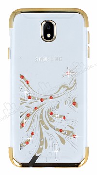 Samsung Galaxy J5 Pro 2017 Gold Peacock Tal effaf Silikon Klf