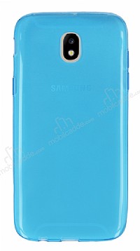 Samsung Galaxy J5 Pro 2017 Ultra nce effaf Mavi Silikon Klf