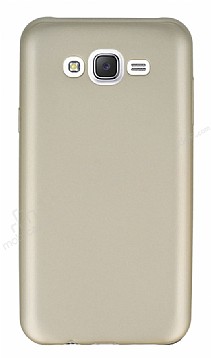 Samsung Galaxy J7 / Galaxy J7 Core Mat Gold Silikon Klf