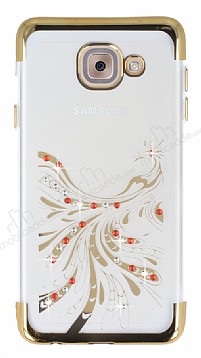Samsung Galaxy J7 Max Gold Peacock Tal effaf Silikon Klf