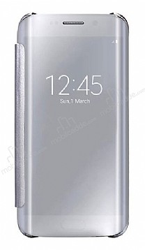 Samsung Galaxy Note 5 Clear View Uyku Modlu Silver Klf
