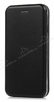 Samsung Galaxy Note 8 Curve Manyetik Kapakl Siyah Deri Klf