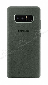 Samsung Galaxy Note 8 Orjinal Alcantara Set Yeil Klf